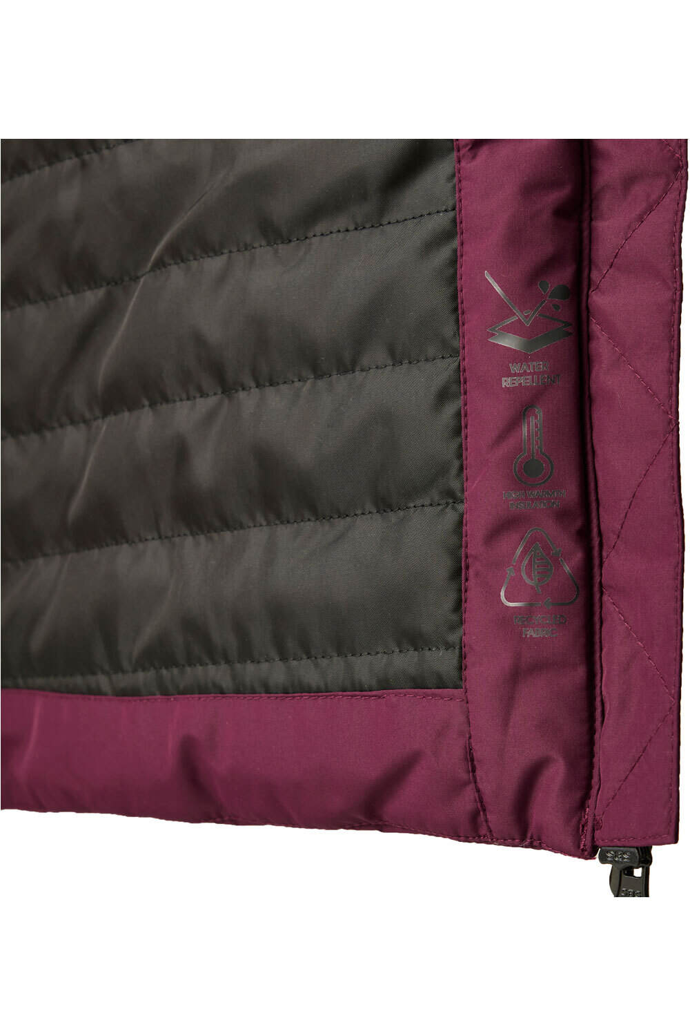 Dare2b chaqueta impermeable insulada mujer StrikingVJacket vista detalle