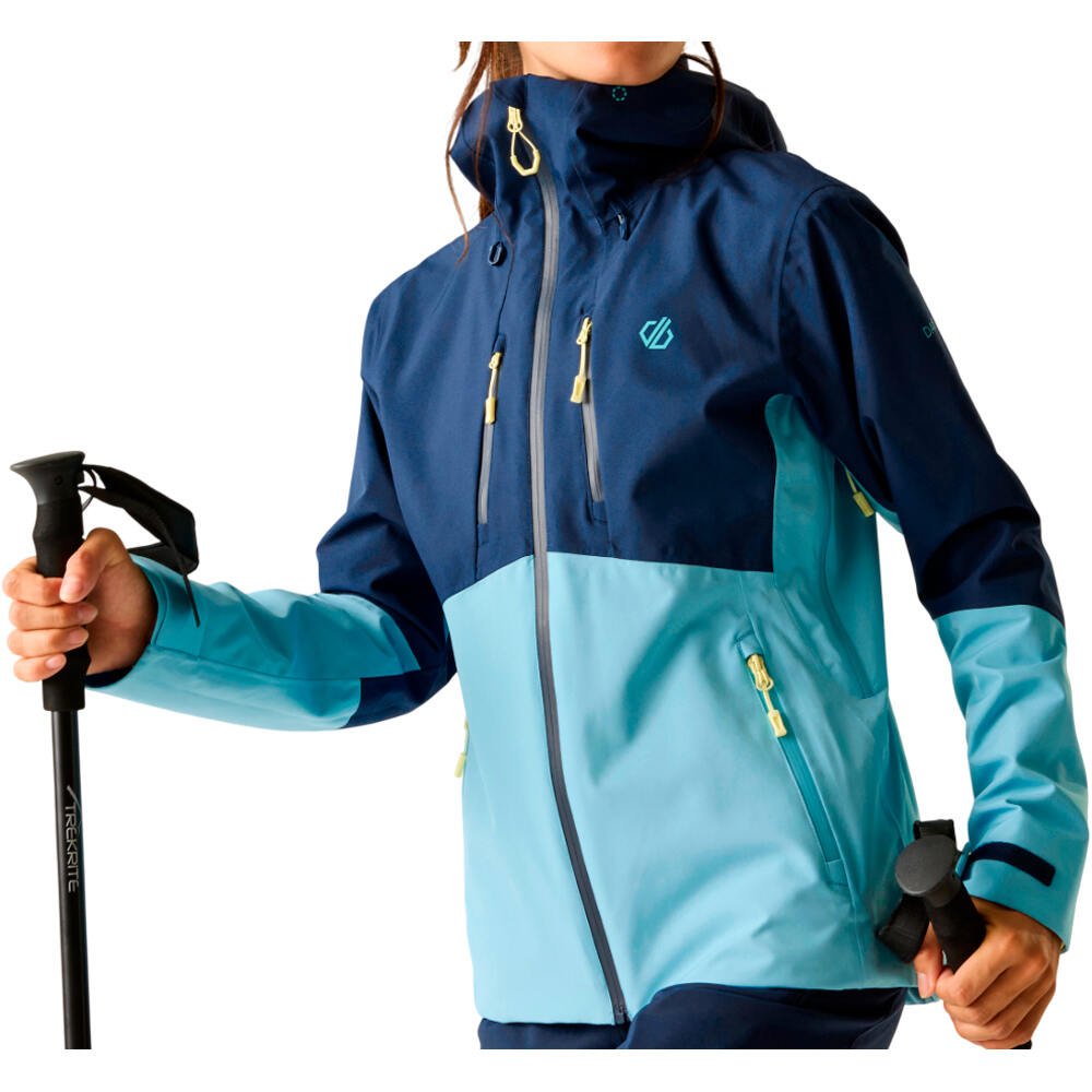 Dare2b chaqueta impermeable mujer DivergingIIJk vista frontal