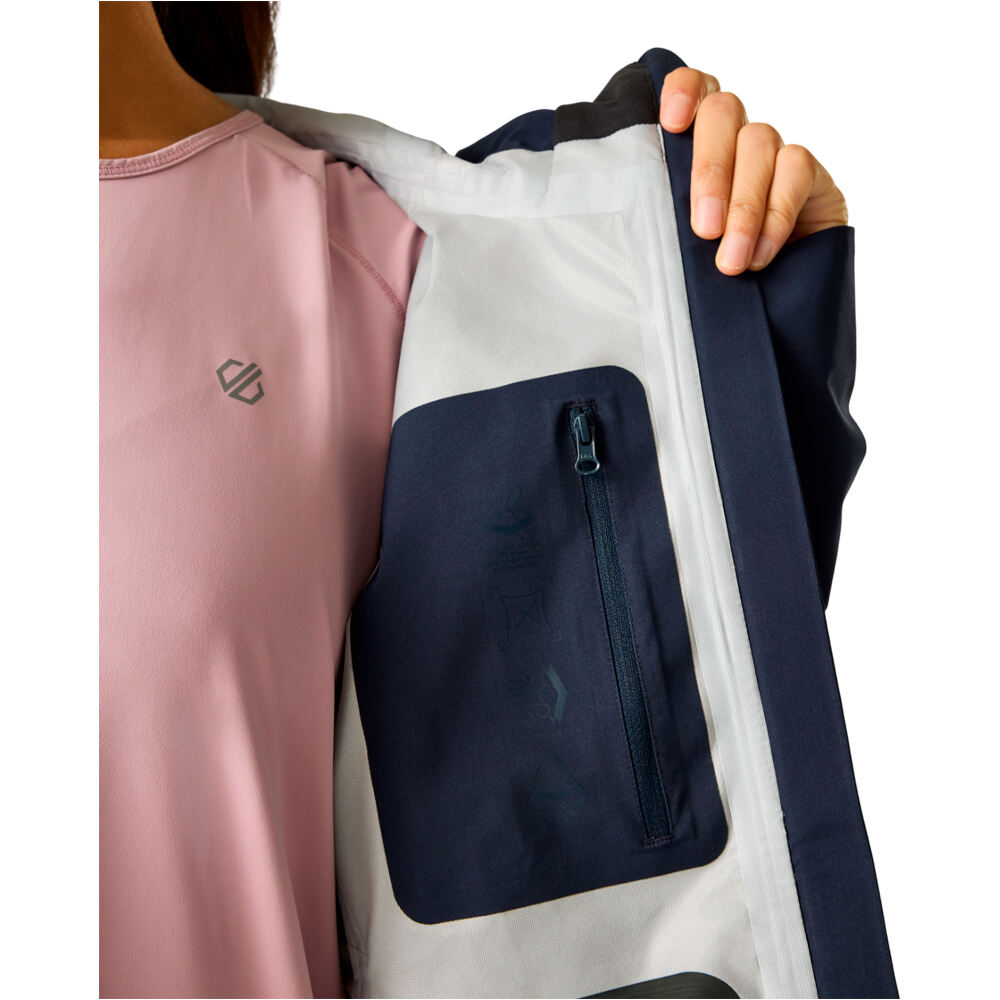 Dare2b chaqueta impermeable mujer Haik3LayerJk vista detalle