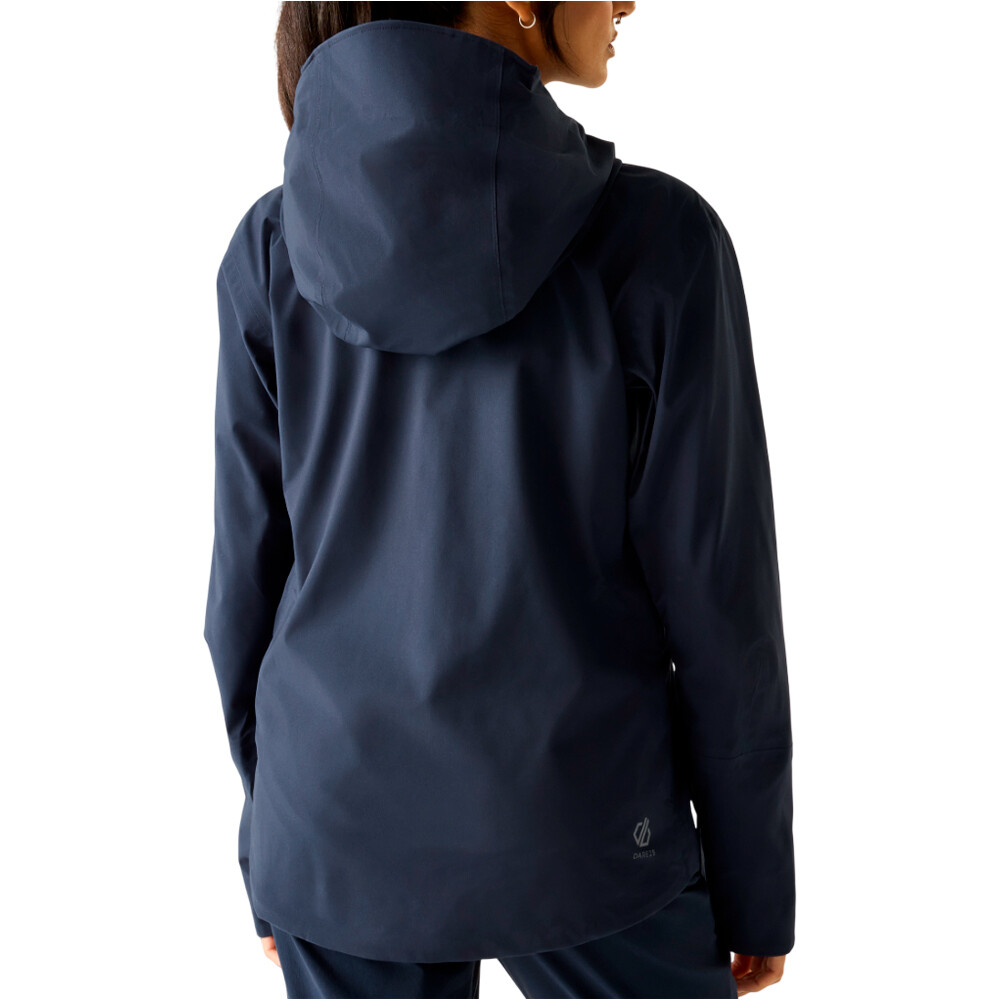 Dare2b chaqueta impermeable mujer Haik3LayerJk vista trasera