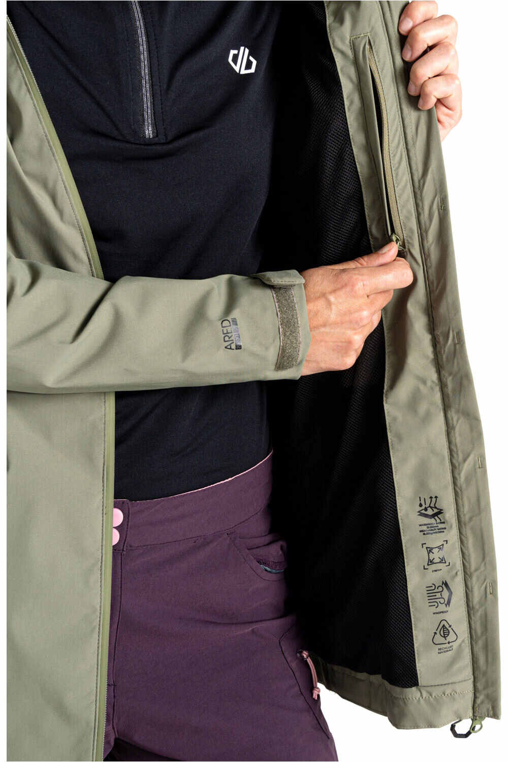 Dare2b chaqueta impermeable mujer Switch Up II Jacket 04