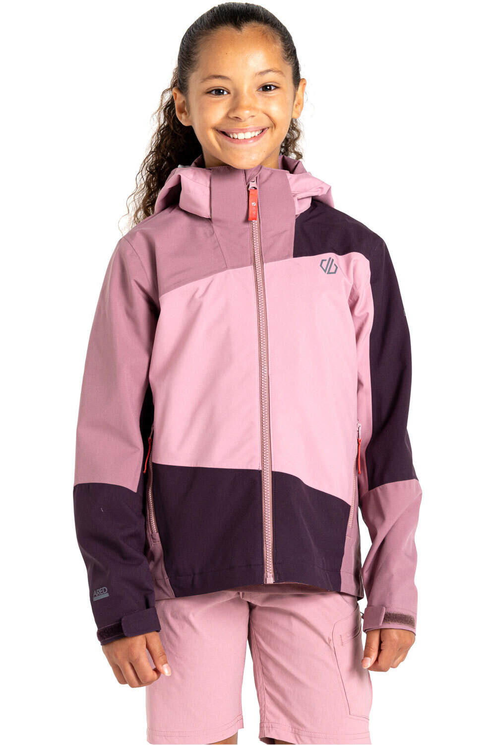 Dare2b chaqueta impermeable niño Explore II Jacket vista frontal