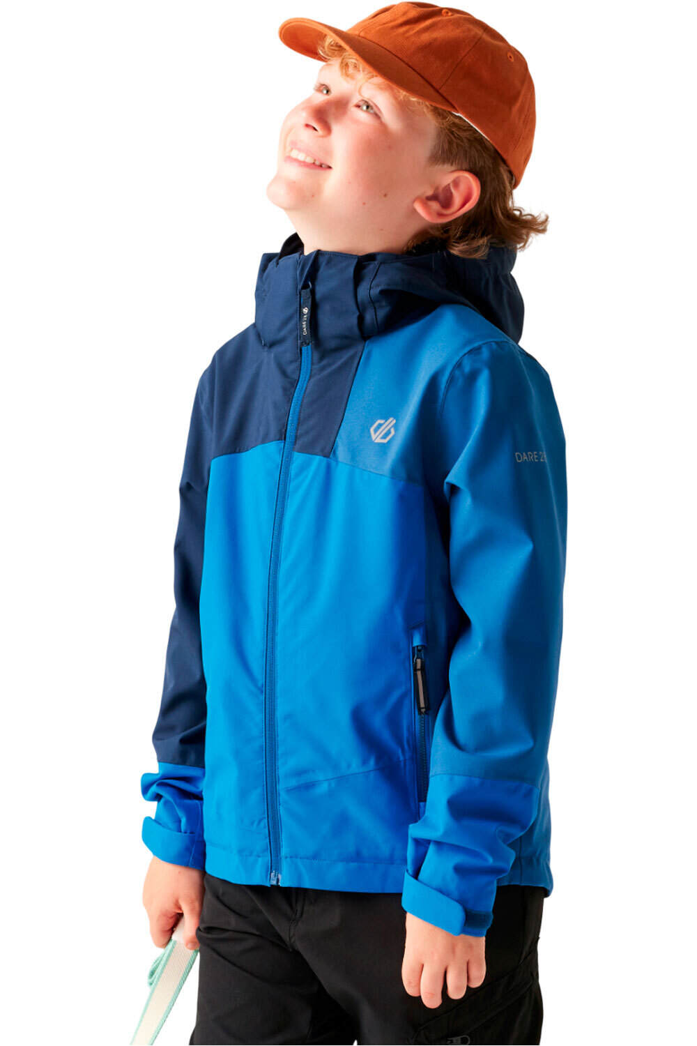 Dare2b chaqueta impermeable niño ExploreIIIjkt vista frontal