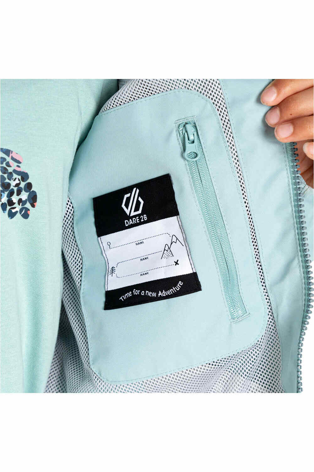 Dare2b chaqueta impermeable niño Kids Switch Out Jkt vista detalle