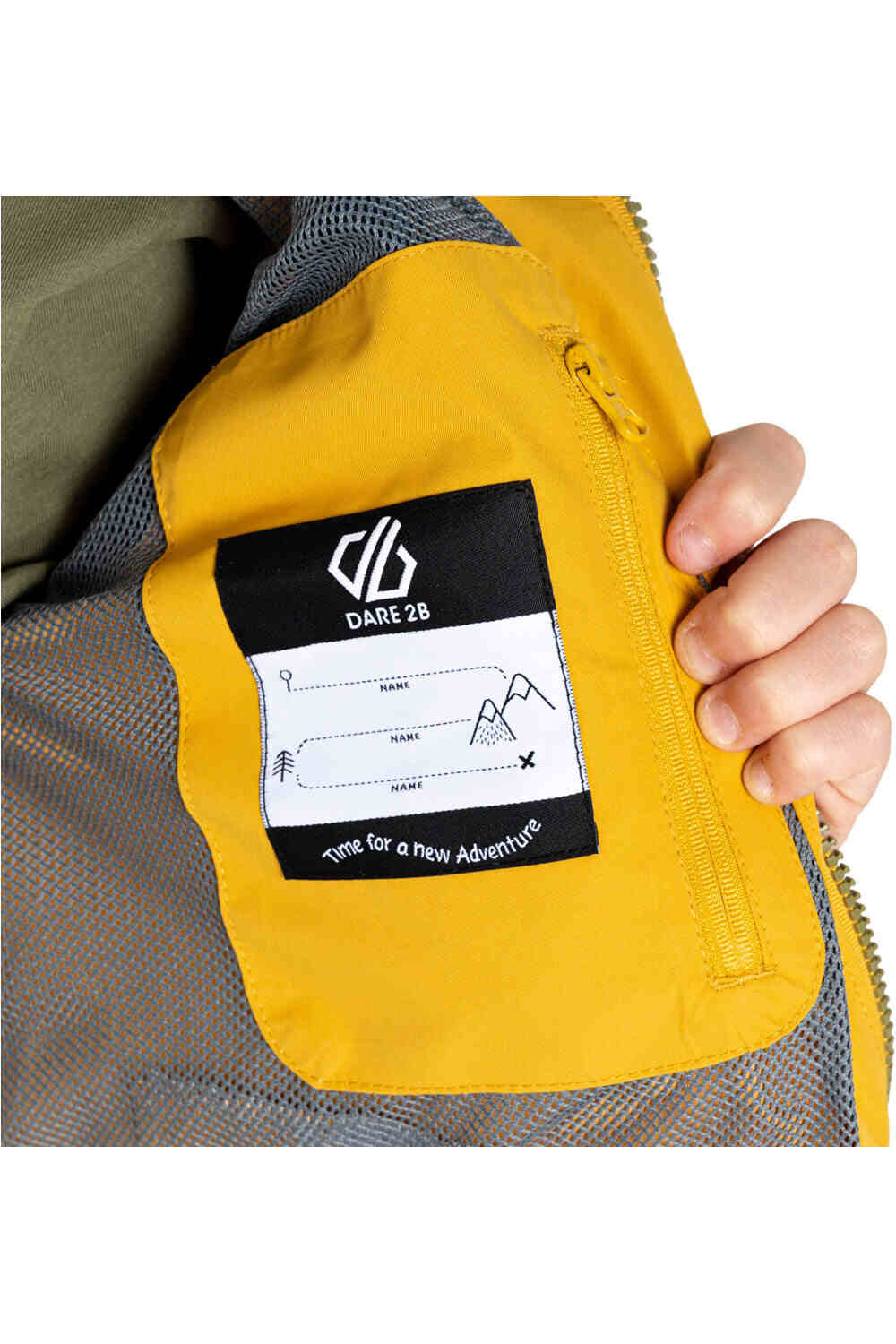 Dare2b chaqueta impermeable niño Kids Switch Out Jkt vista detalle