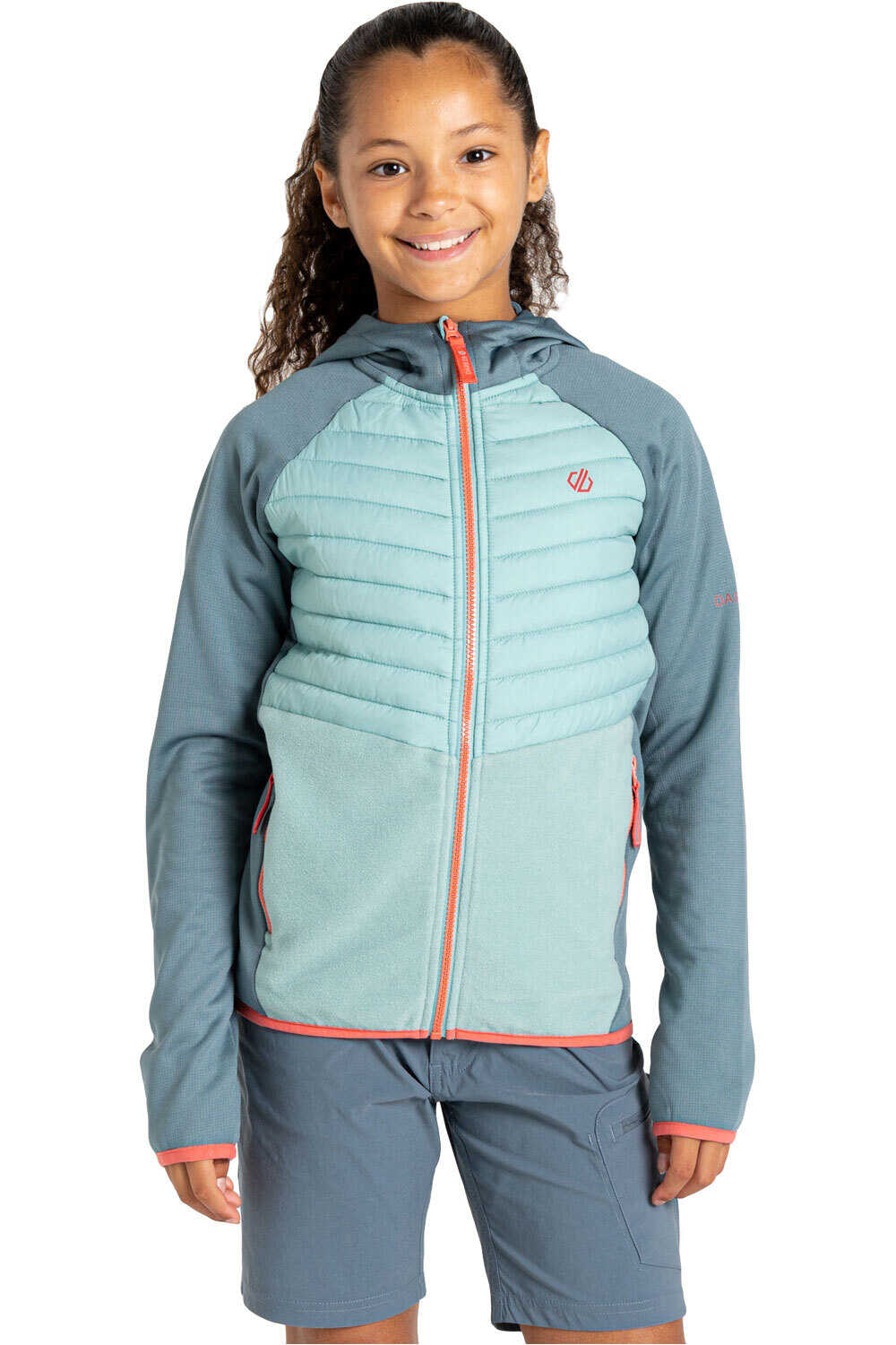 Dare2b chaqueta outdoor niño Kd Switch Out Hybrid vista frontal