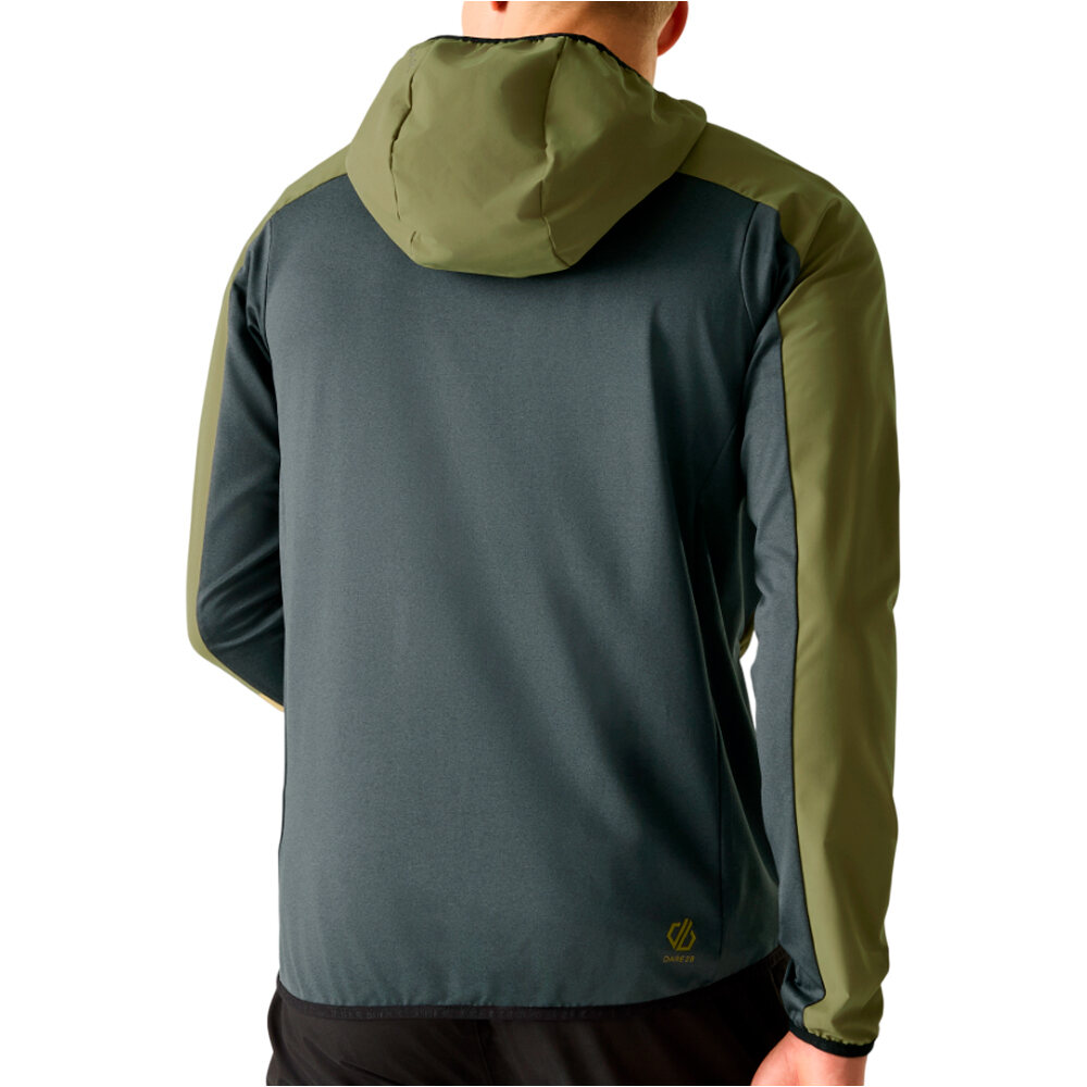 Dare2b chaqueta softshell hombre EnduranceMid vista trasera