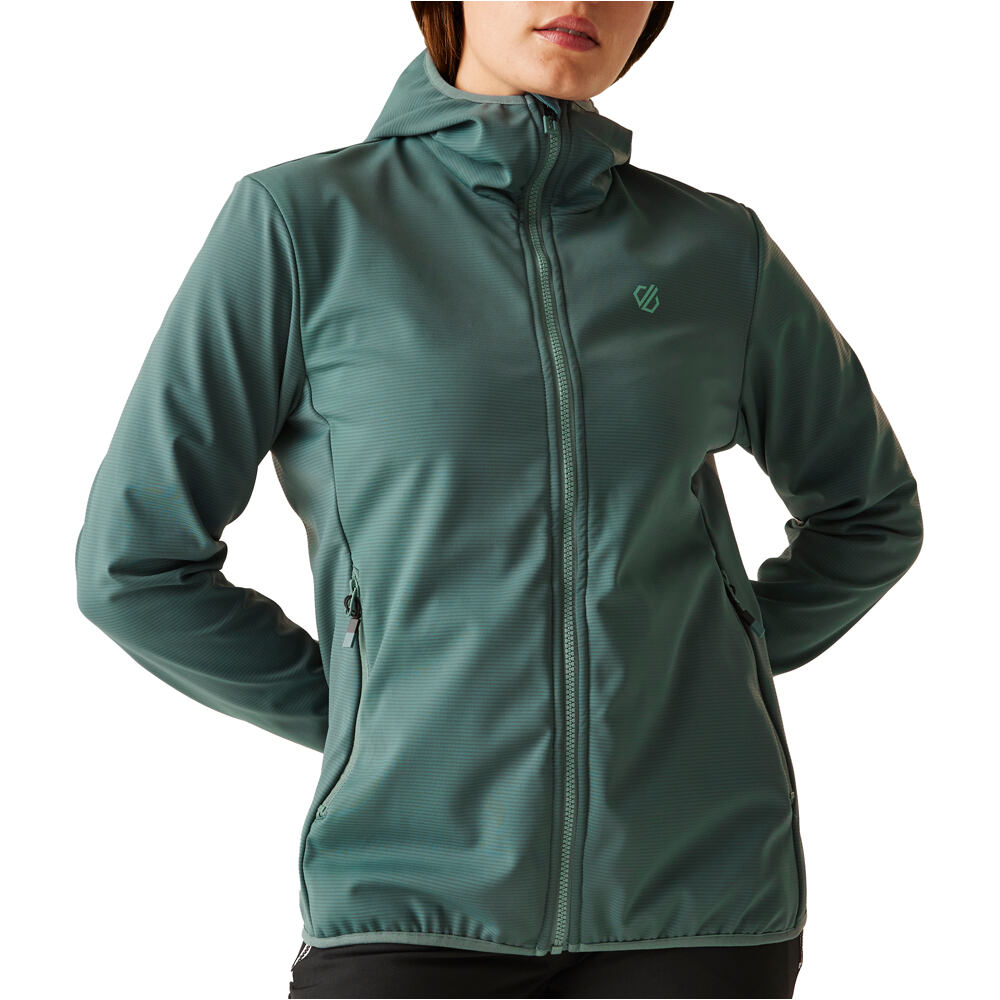 Dare2b chaqueta softshell mujer IcedSoftshell vista frontal