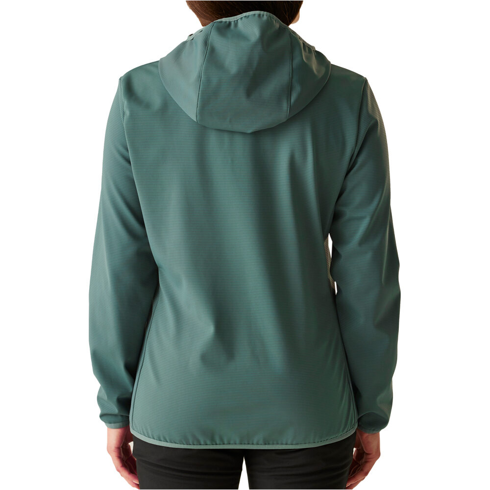 Dare2b chaqueta softshell mujer IcedSoftshell vista trasera