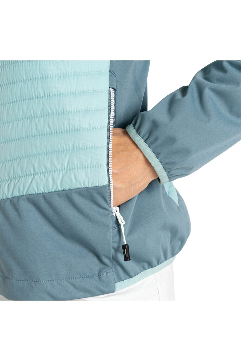 Dare2b chaqueta softshell mujer Lexan II Hybrid vista detalle