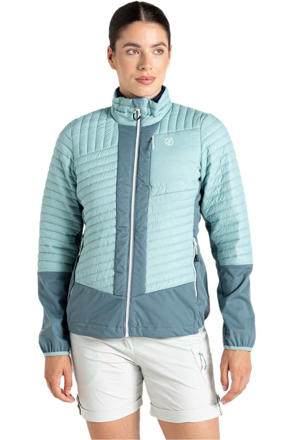 Dare2b chaqueta softshell mujer Lexan II Hybrid vista frontal