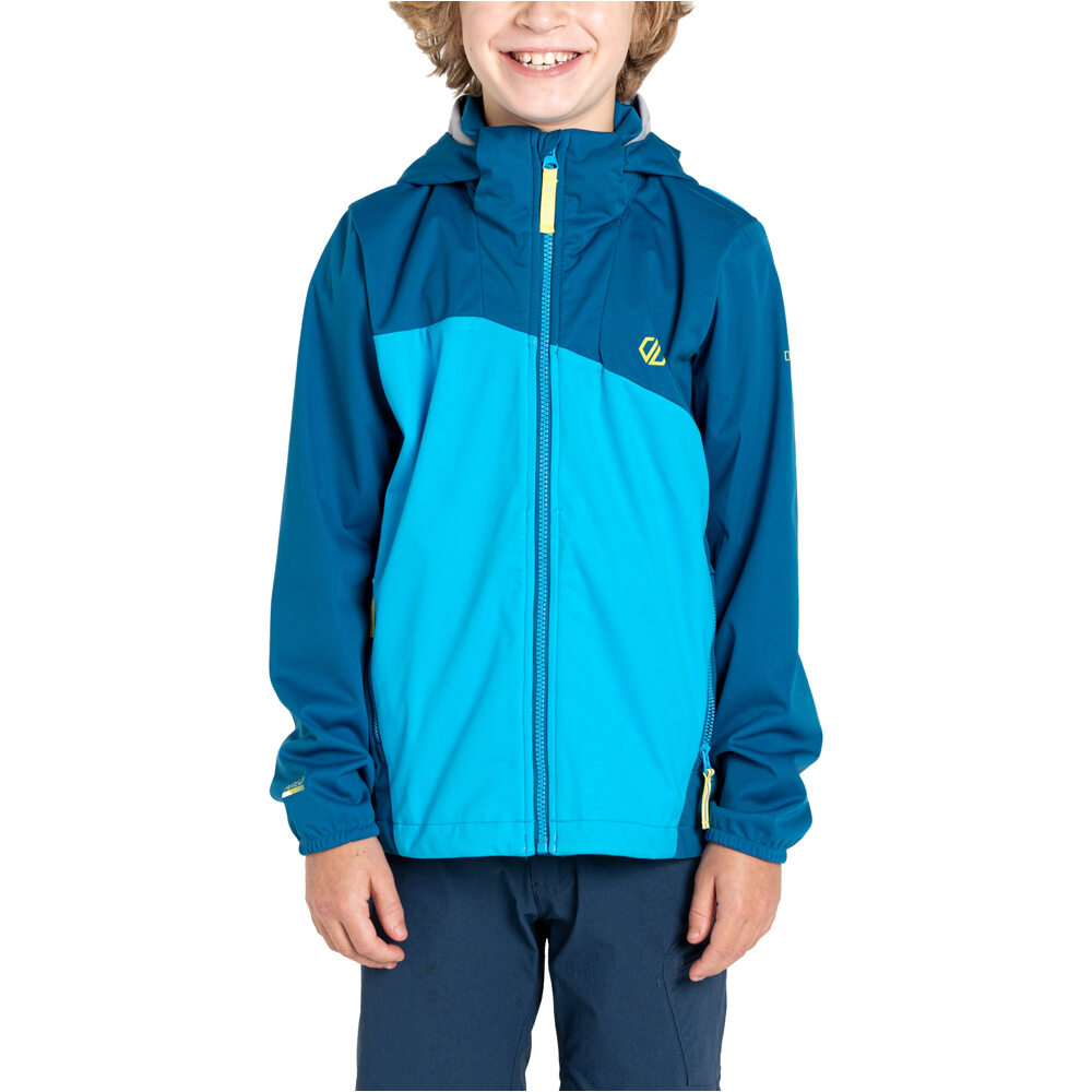 Dare2b chaqueta softshell niño Explore SS Jkt vista frontal