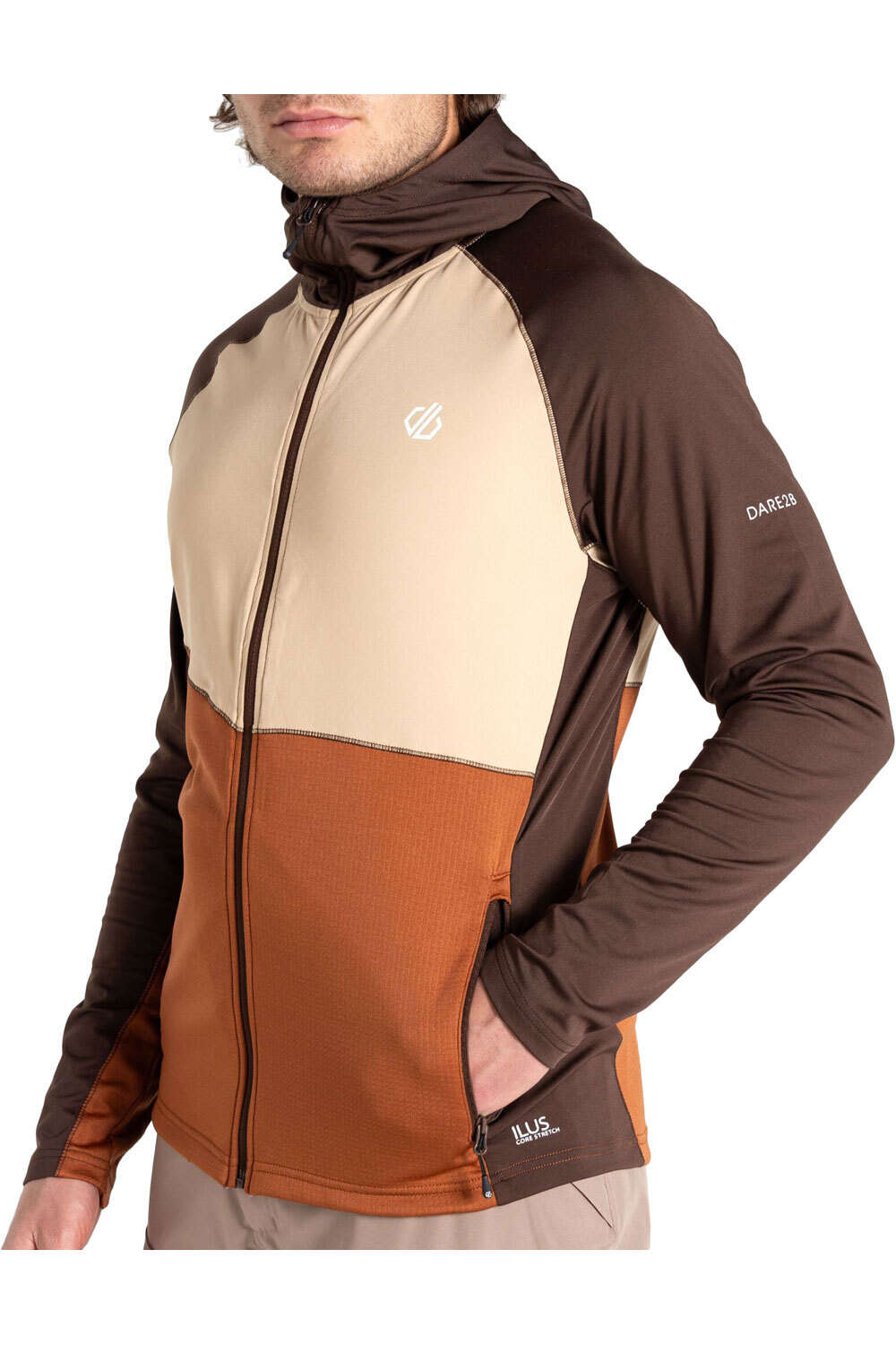 Dare2b forro polar hombre Assimilate III Cr St vista detalle