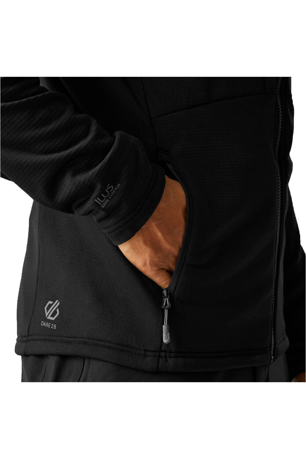 Dare2b forro polar hombre SubstratumVStrMid vista detalle