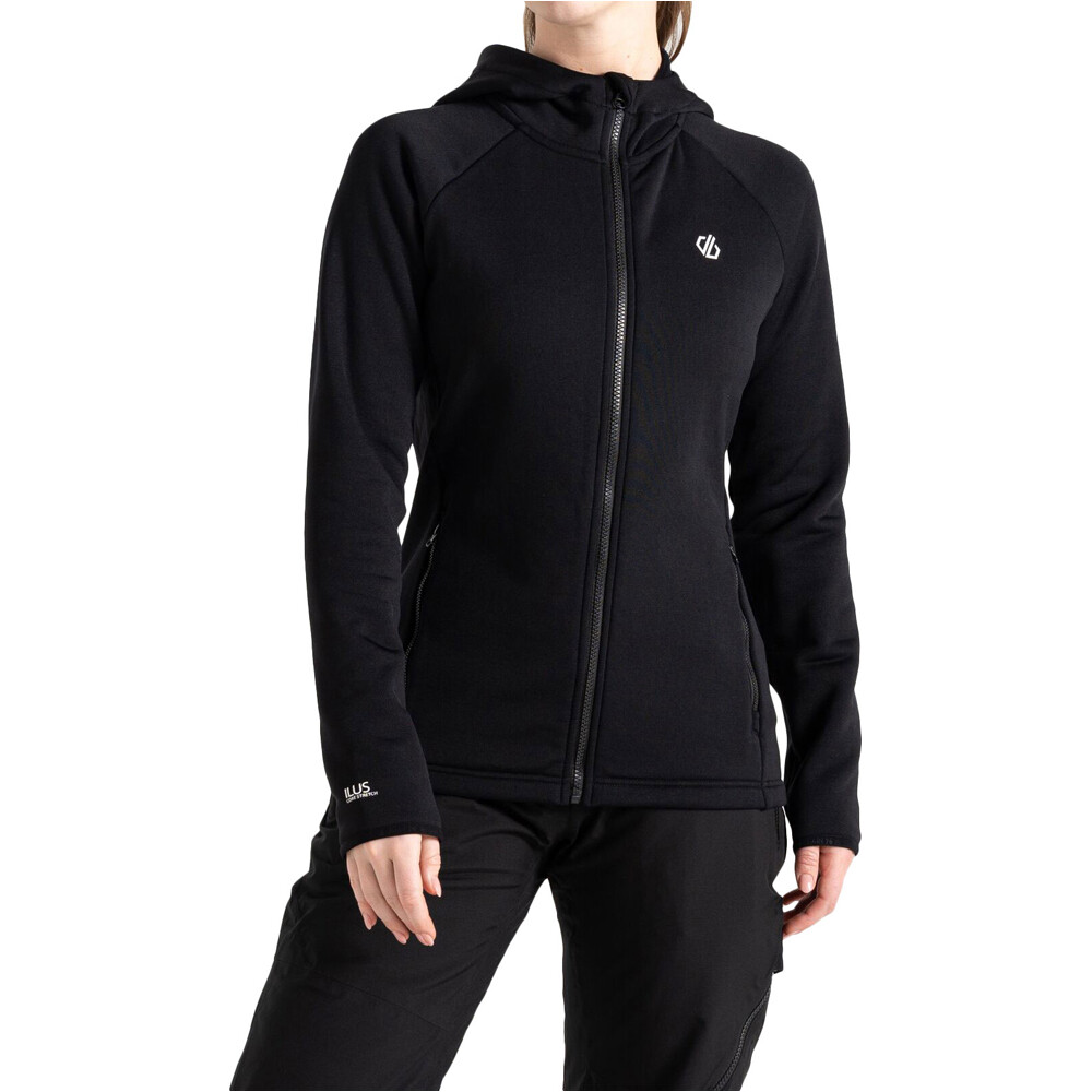 Dare2b forro polar mujer Density Core Strtch vista frontal