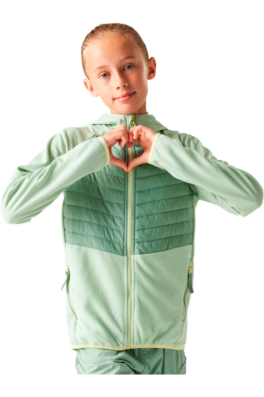 Dare2b forro polar niño KdSwitchOutHybrid vista frontal