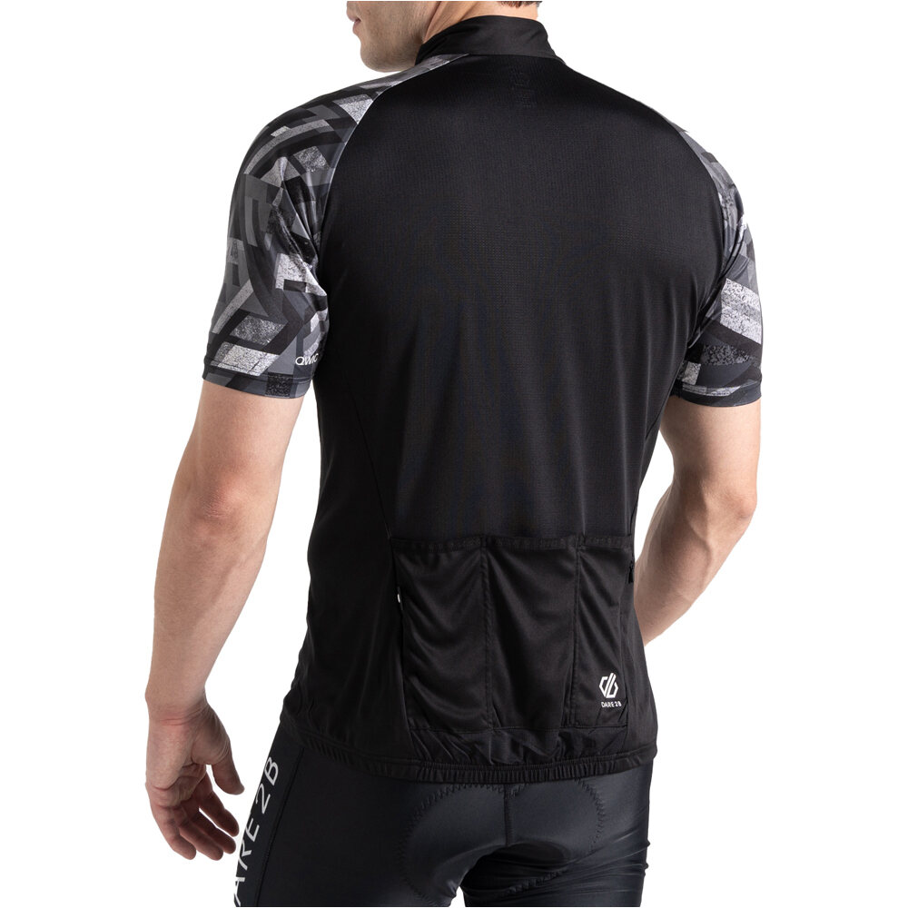 Dare2b maillot manga corta hombre Riding Jersey vista trasera