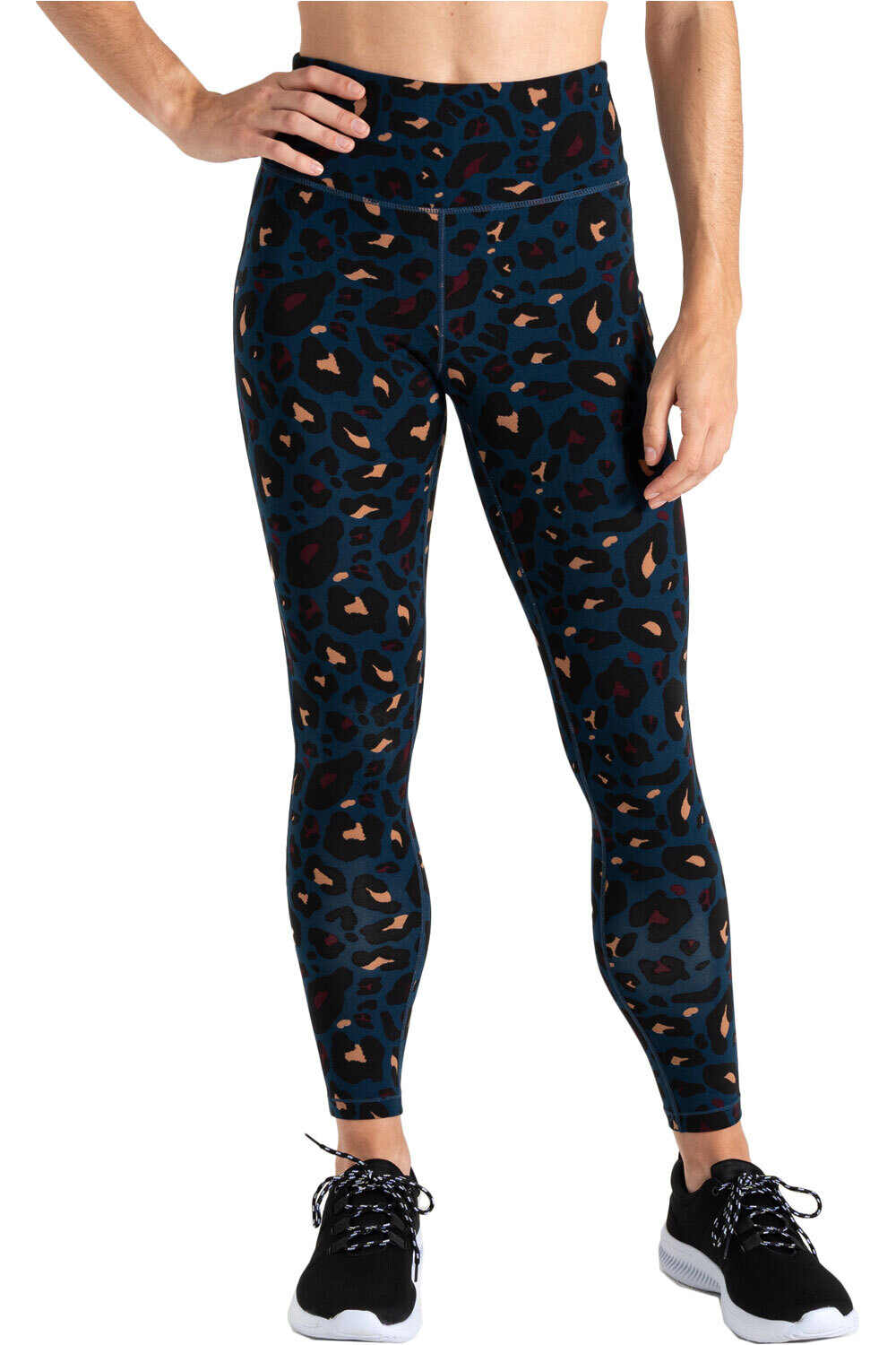 Dare2b pantalones y mallas largas fitness mujer InfluentialLeging vista frontal