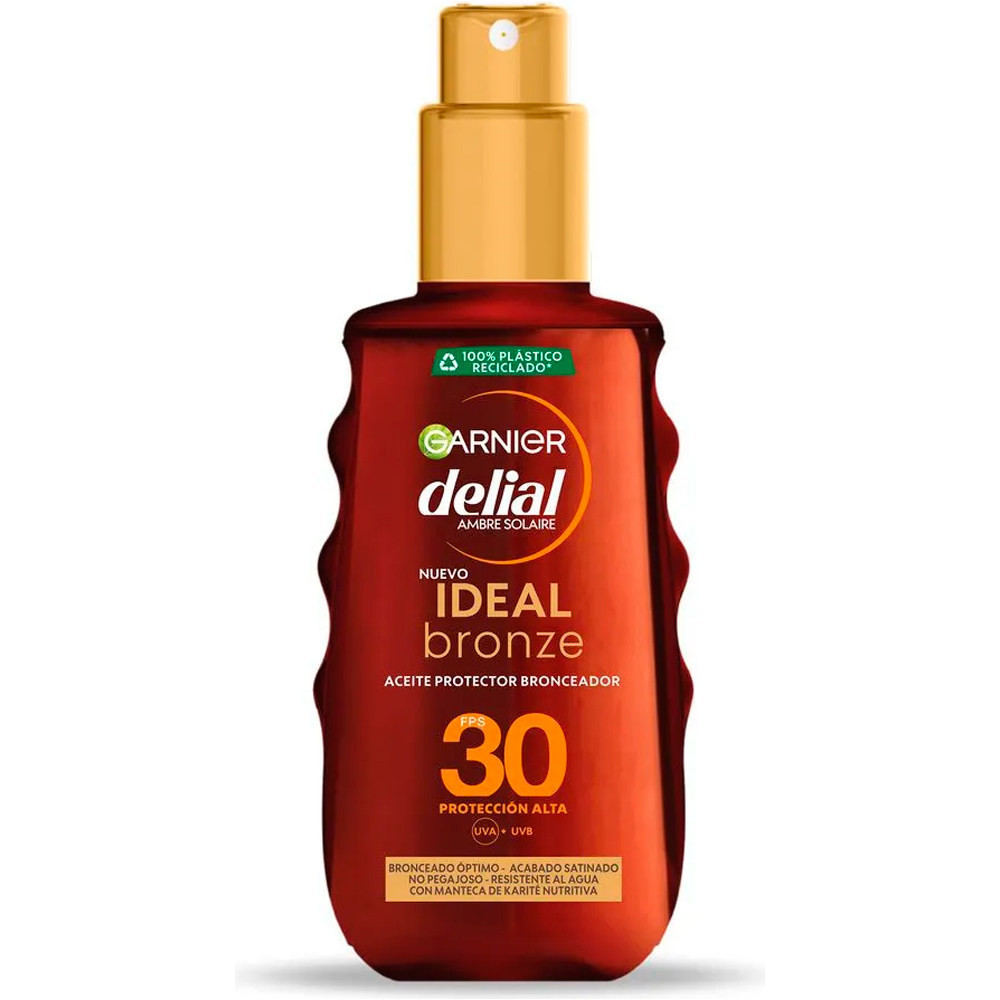 Delial protección solar corporal Aceite IP30 150ml vista frontal