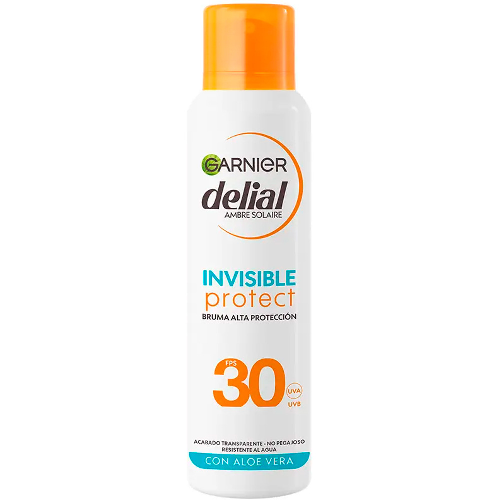 Delial protección solar corporal Invisible Protect Bruma alta proteccin SPF-30 con aloe ... vista frontal