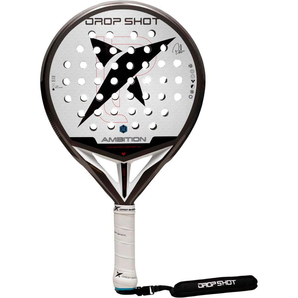 Dropshot pala pádel adulto PALA CANYON PRO COMFORT 2.0 vista frontal
