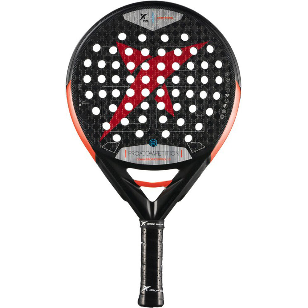 Dropshot pala pádel adulto Pala Drop Shot Conqueror Control 1.0 vista frontal