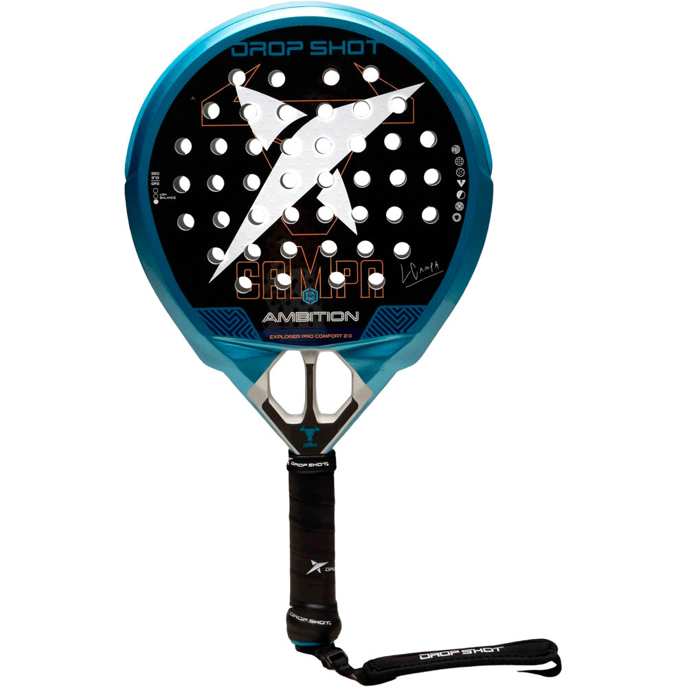Dropshot pala pádel adulto PALA EXPLORER PRO COMFORT 2.0 vista frontal