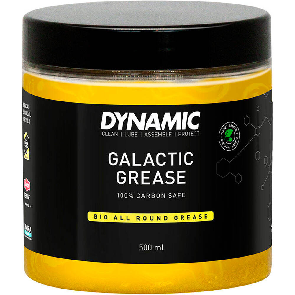 Dynamic aceites y lubricante bicicleta GALACTIC GREASE 500 ML. (GRASA) vista frontal