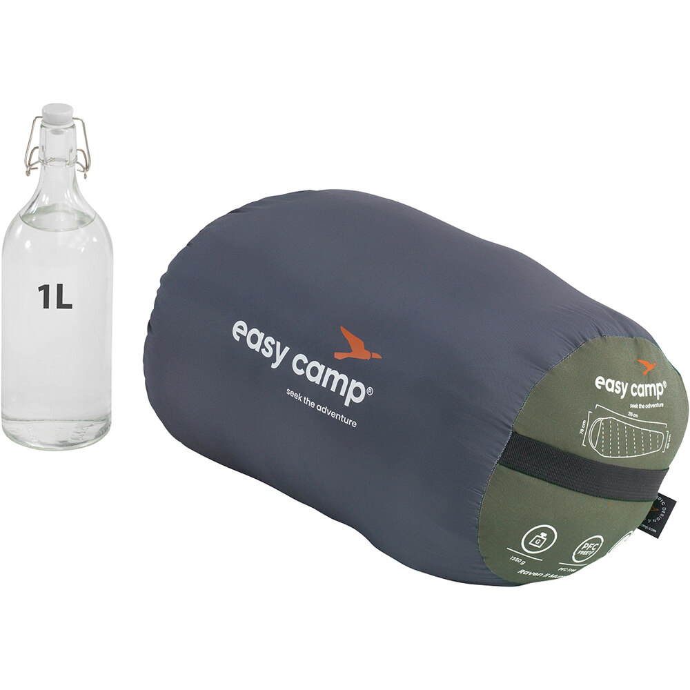 Easy Camp saco de dormir RAVEN II MUMMY -1C 03