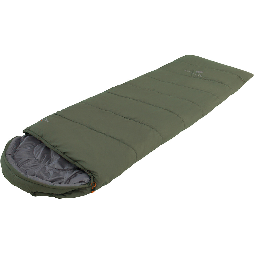 Easy Camp saco de dormir RAVEN II SQUARE -3C vista frontal