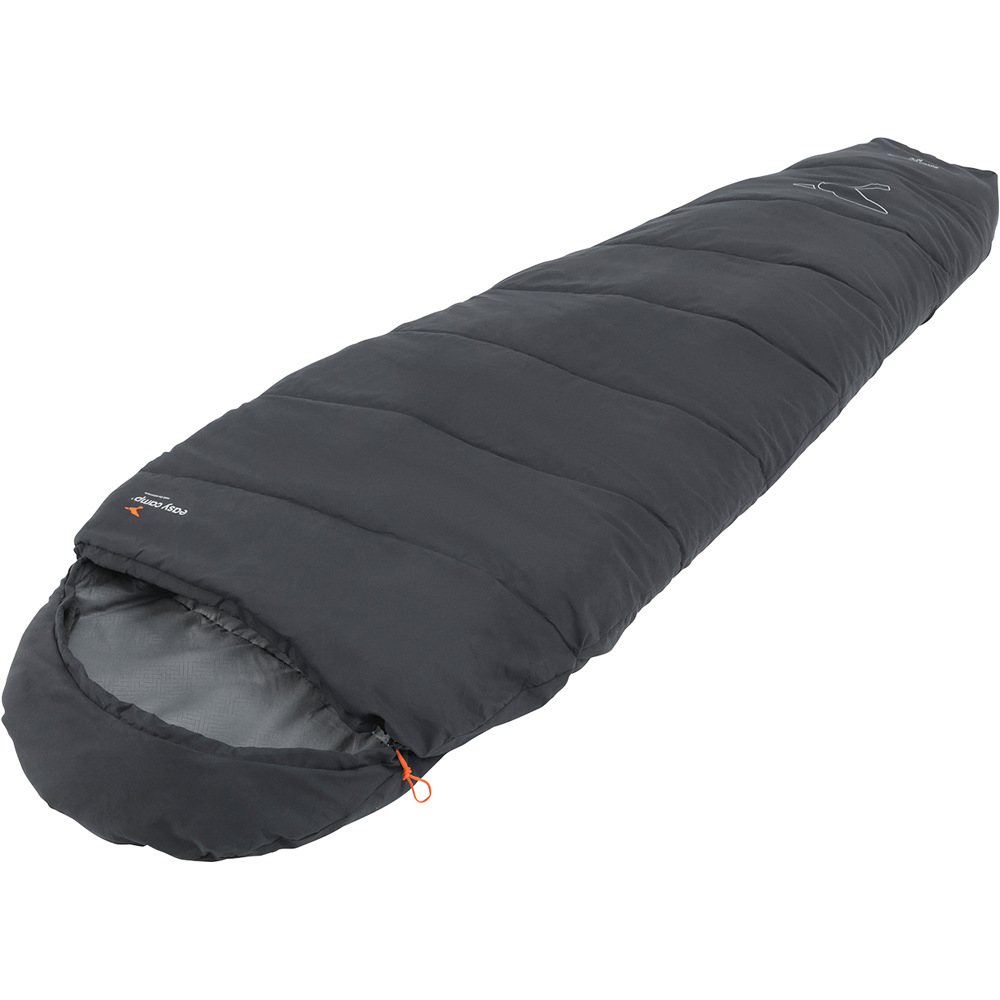 Easy Camp saco de dormir RAVEN MUMMY 13C vista frontal