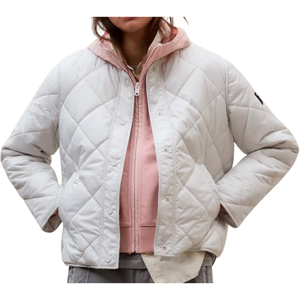 Ecoalf chaquetas mujer MUSA RHOMB JACKET WOMAN vista frontal