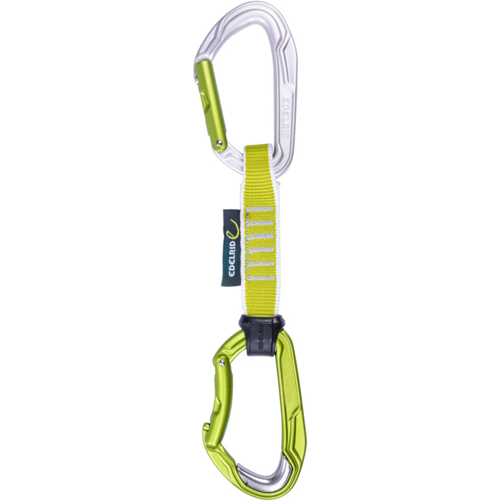 Edelrid express escalada BULLETPROOF SET II 12 cm Oasis cinta exp vista frontal