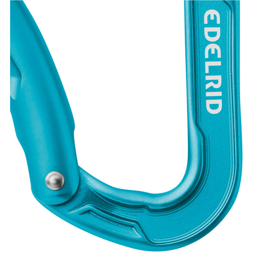Edelrid mosquetón escalada MISSION BENT Icemint mosquetn CE 01