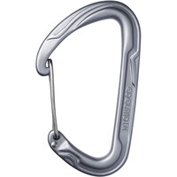 Edelrid mosquetón escalada PURE WIRE III Slate mosquetn CE vista frontal