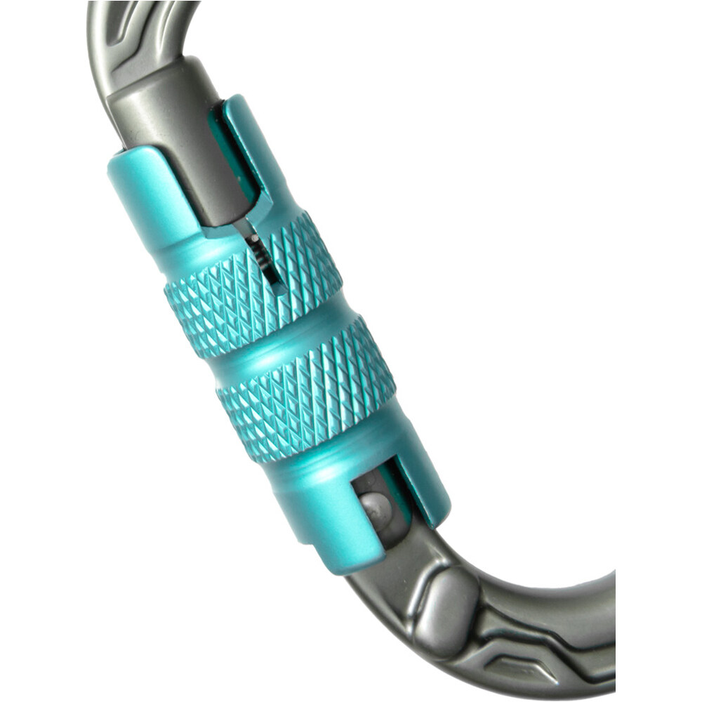 Edelrid mosquetón seguridad HMS BULLETPROOF TRIPLE Slate mosquetn CE 01