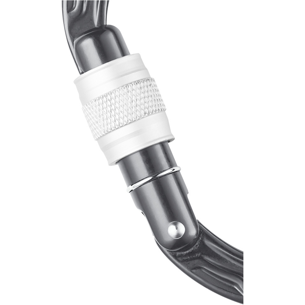 Edelrid mosquetón seguridad KIWI SCREW Anthracite mosquetn CE 02