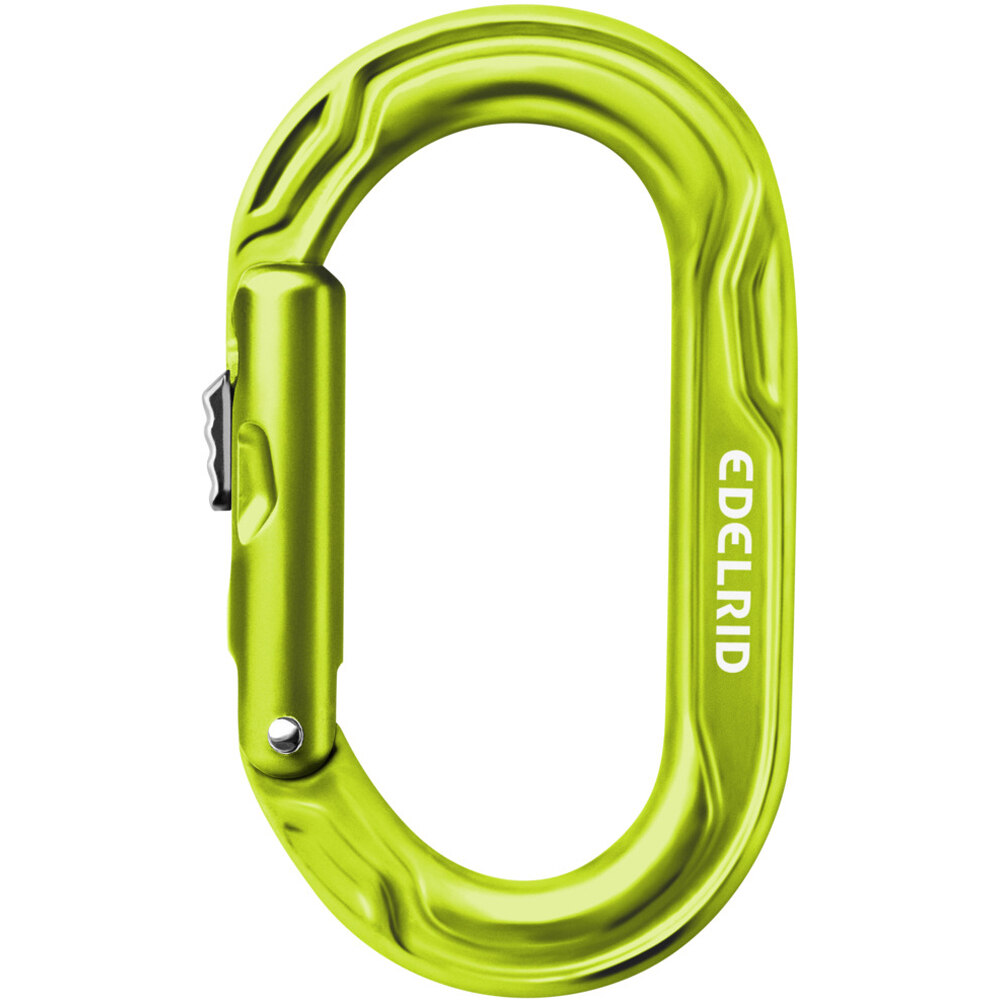 Edelrid mosquetón seguridad KIWI SLIDER Oasis mosquetn CE vista frontal