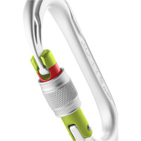 Edelrid mosquetón seguridad OVAL POWER 2500 SCREW Silver mosquetn CE 01