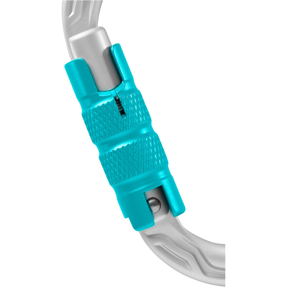 Edelrid mosquetón seguridad OVAL POWER 2500 TRIPLE Silver mosquetn CE 01