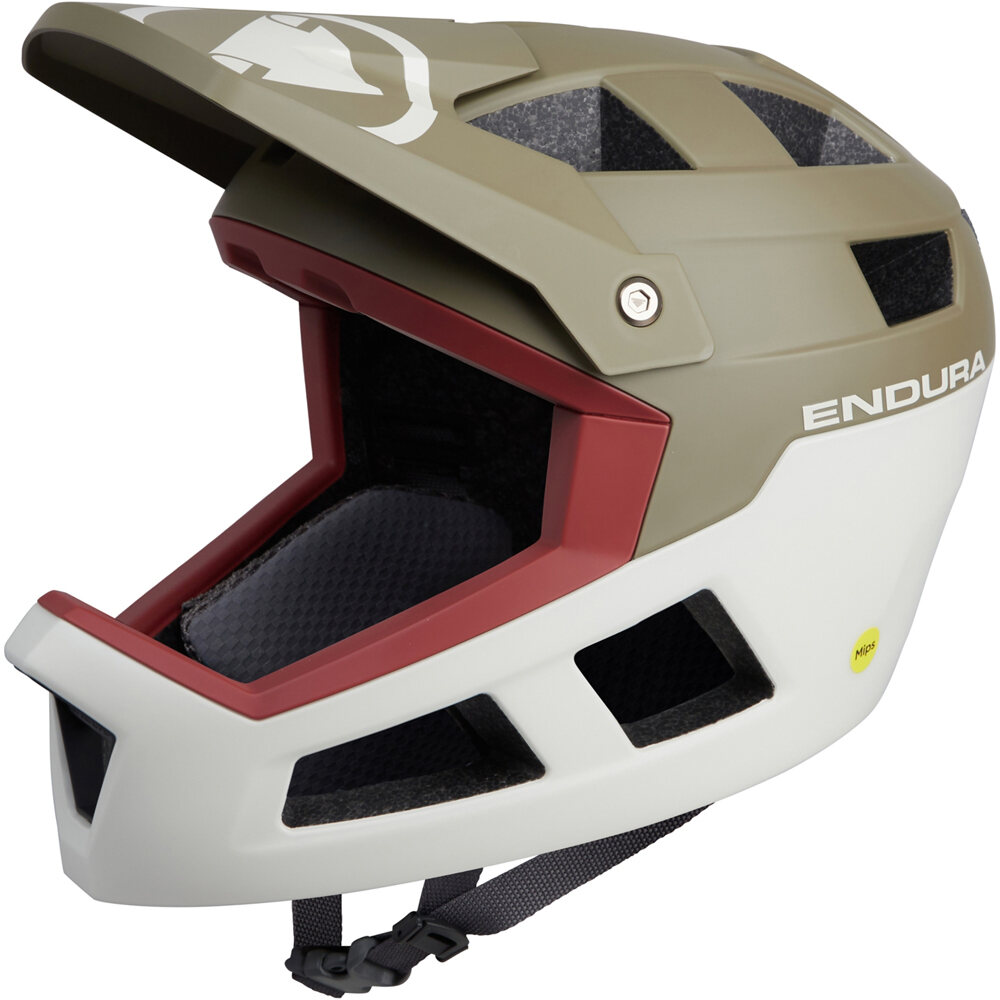 Endura casco bicicleta SINGLETRACK FULL FACE MIPS HELMET vista frontal