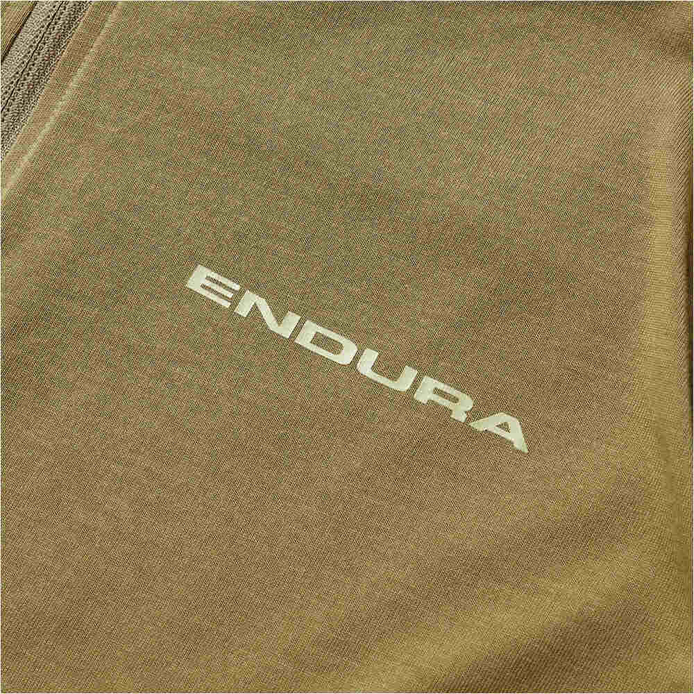 Endura maillot manga corta hombre LOOP S/S ZIPPED JERSEY vista detalle