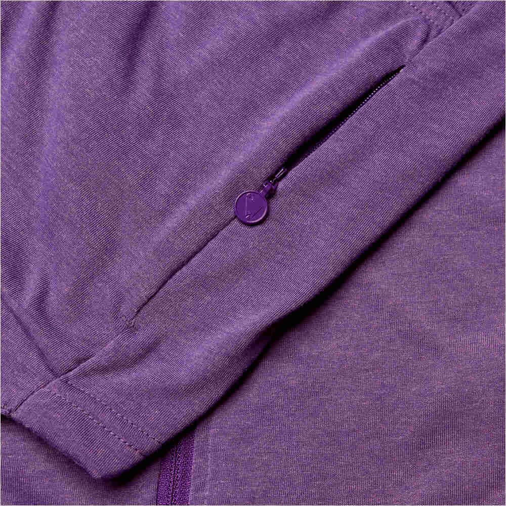 Endura maillot manga corta mujer Women's Loop S/S Zipped Jersey vista detalle