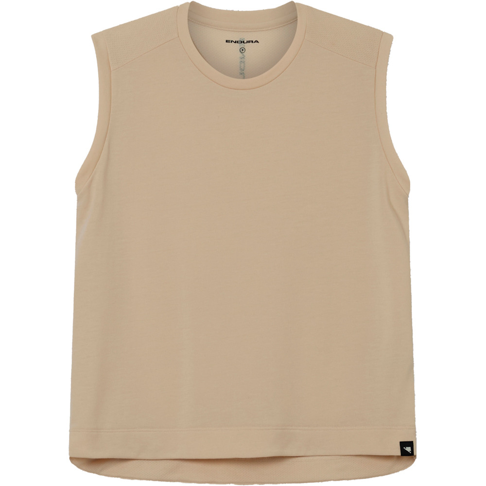 Endura maillot manga corta mujer Women's Loop Tech Tank vista frontal