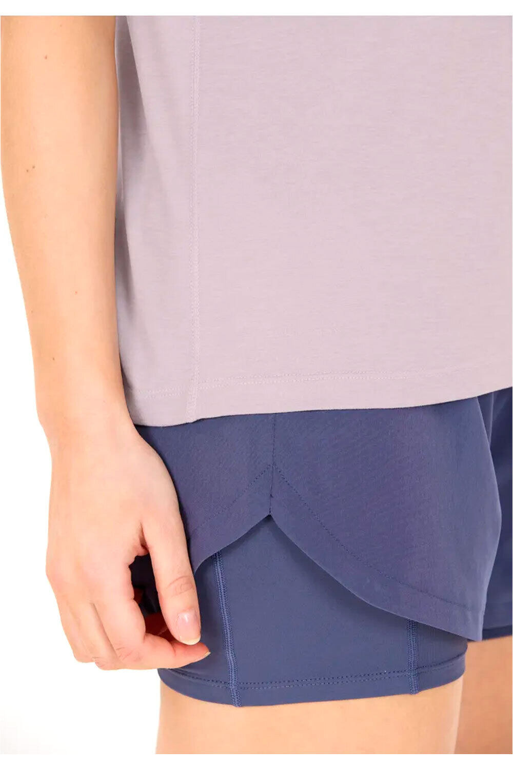 Endurance camiseta entrenamiento manga corta mujer Alvaly W Melange S/S Tee 03