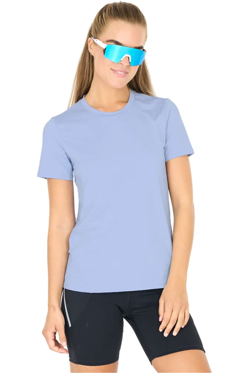 Endurance camiseta entrenamiento manga corta mujer Nan W S/S Tee vista frontal