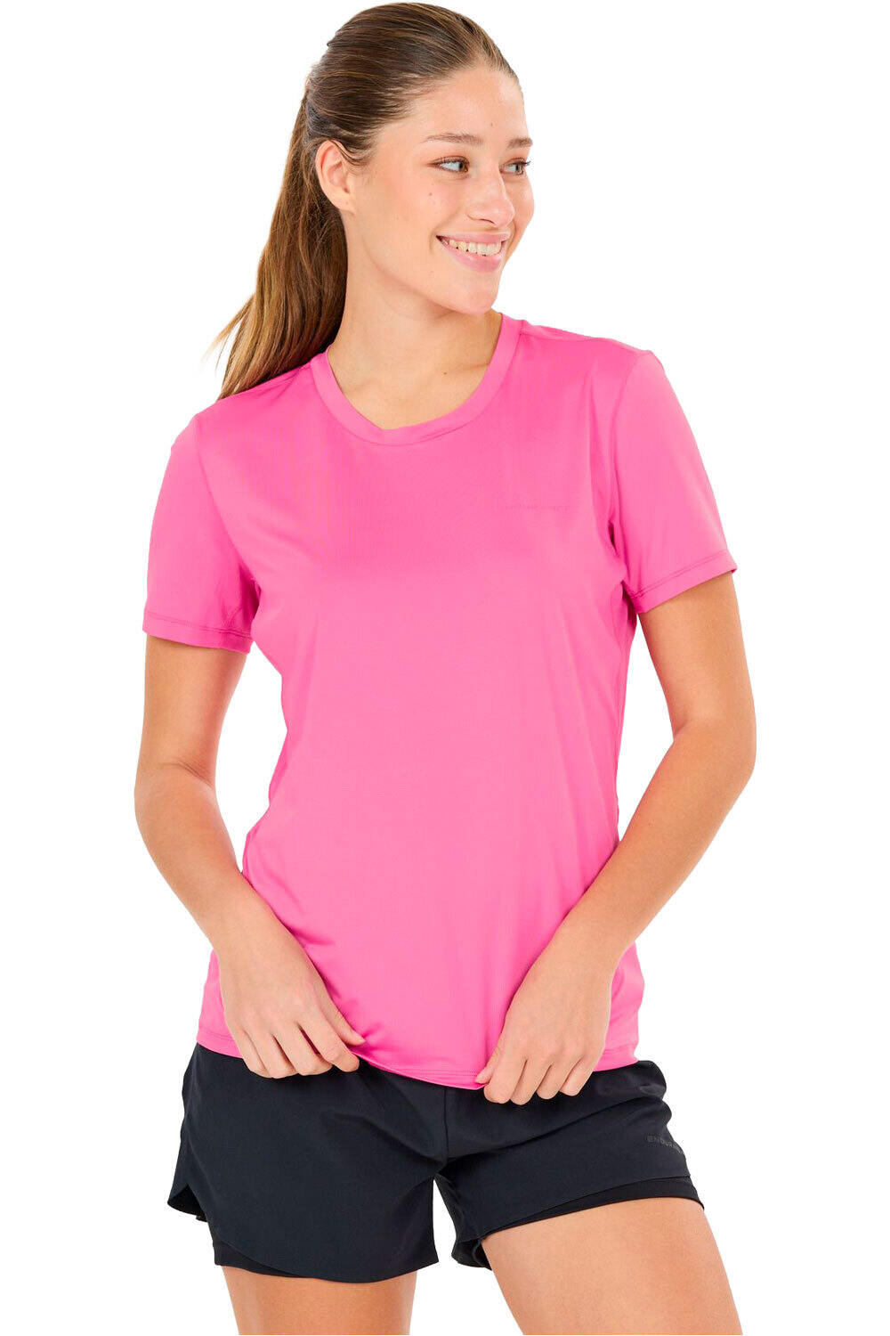 Endurance camiseta entrenamiento manga corta mujer Nan W S/S Tee vista frontal