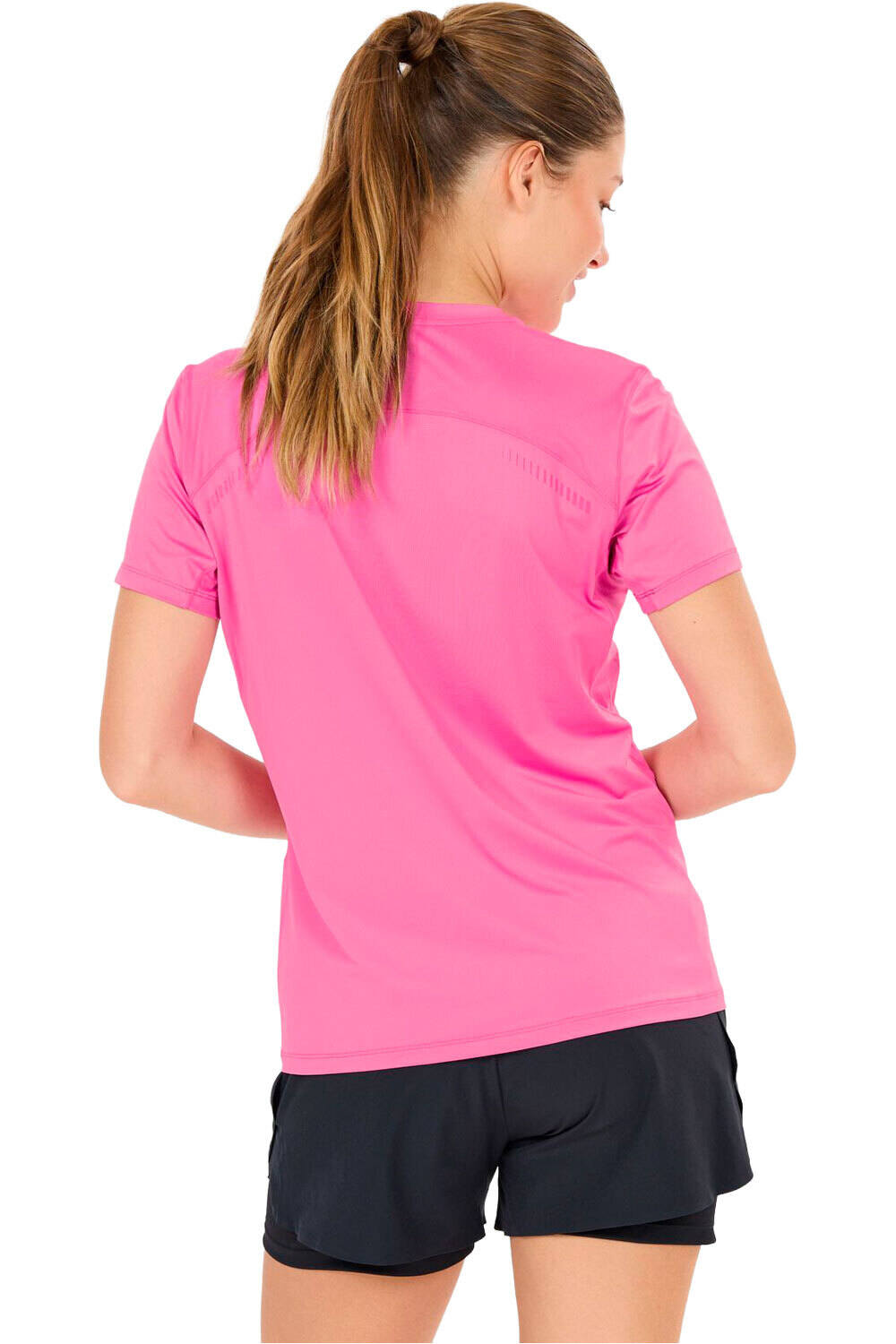 Endurance camiseta entrenamiento manga corta mujer Nan W S/S Tee vista trasera