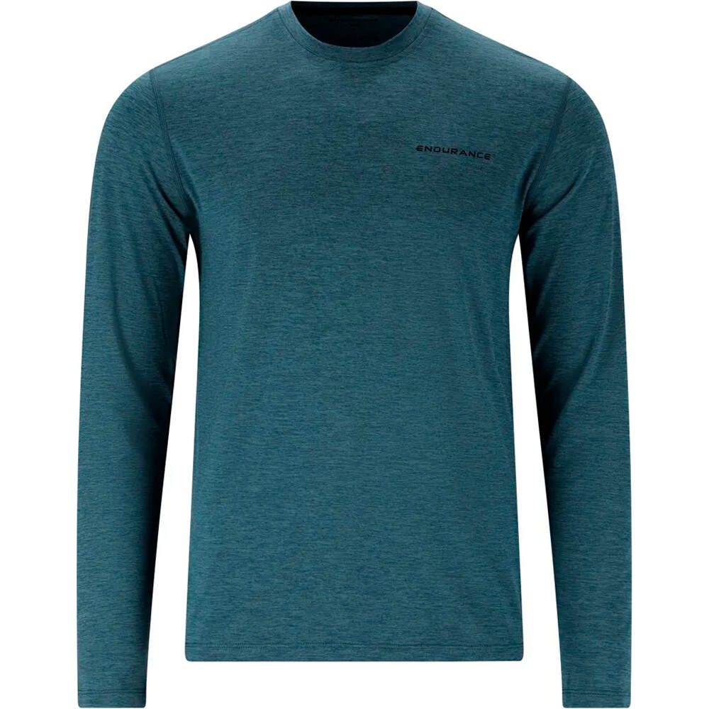 Endurance camiseta técnica manga corta hombre Abdon M Melange L/S Tee 03