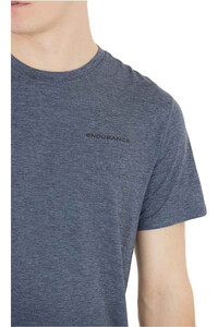 Endurance camiseta técnica manga corta hombre Abdon M Melange S/S Tee vista detalle